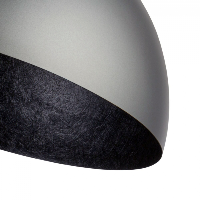 Plafoniera SFERA argintiu/negru, 1*E27, 60W, diametru 70 cm - SIGMA [2]