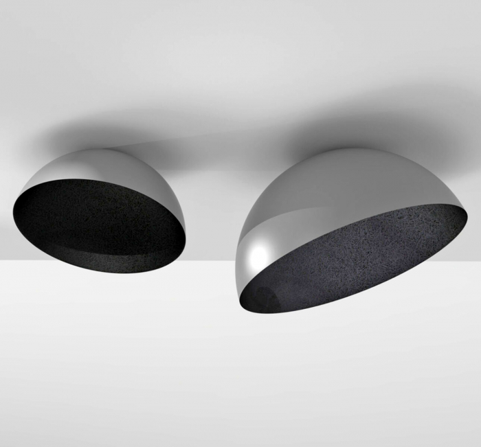 Plafoniera SFERA argintiu/negru, 1*E27, 60W, diametru 70 cm - SIGMA [3]
