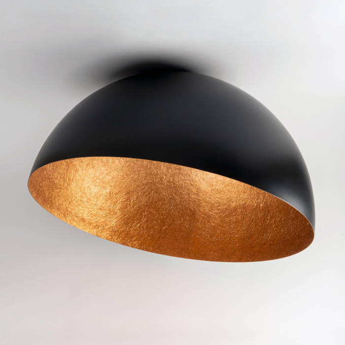Plafoniera SFERA negru/cupru, 1*E27, 60W, diametru 70 cm - SIGMA [2]