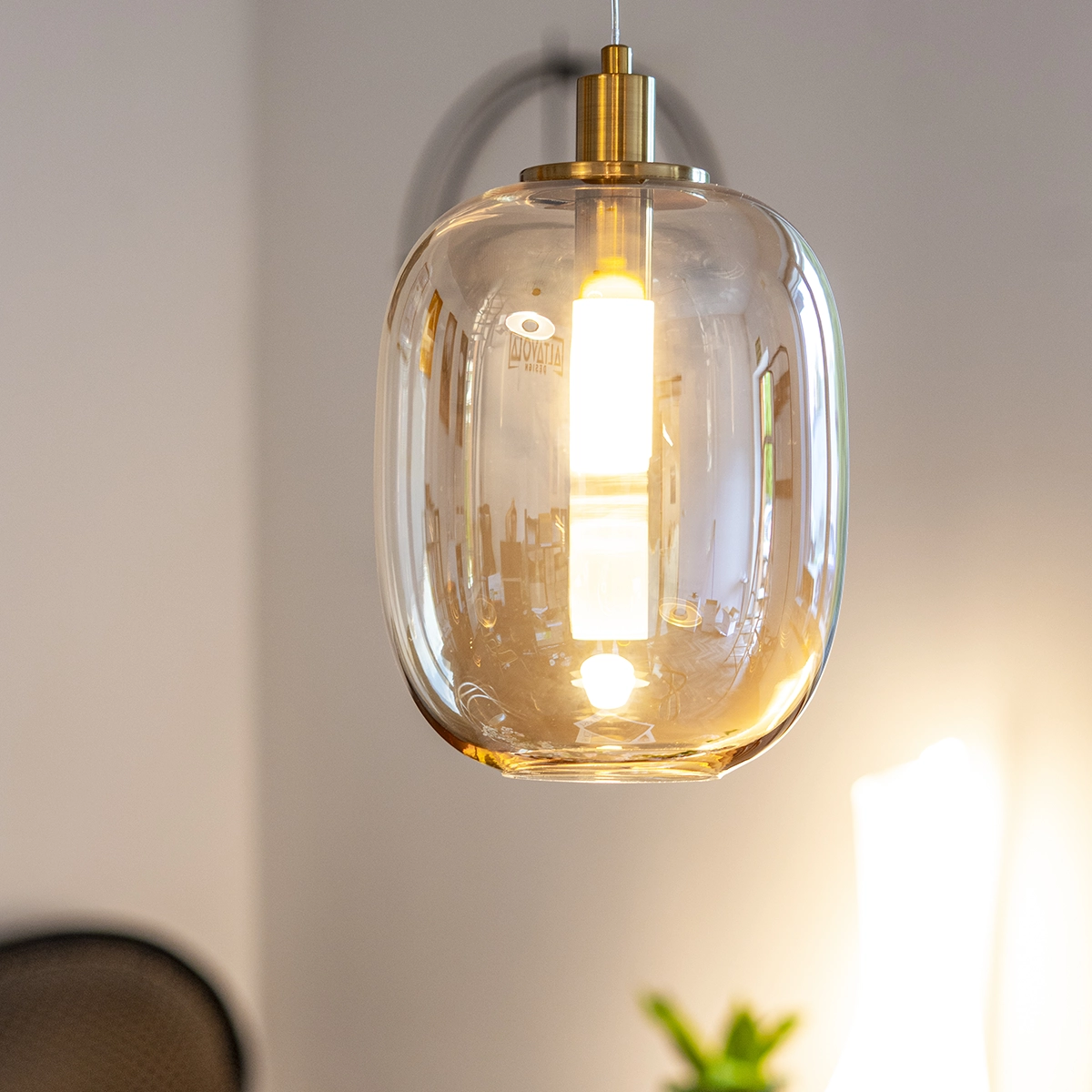 Lampă suspendată LED POLAR, amber, diametru 18 cm - ALTAVOLA DESIGN [7]