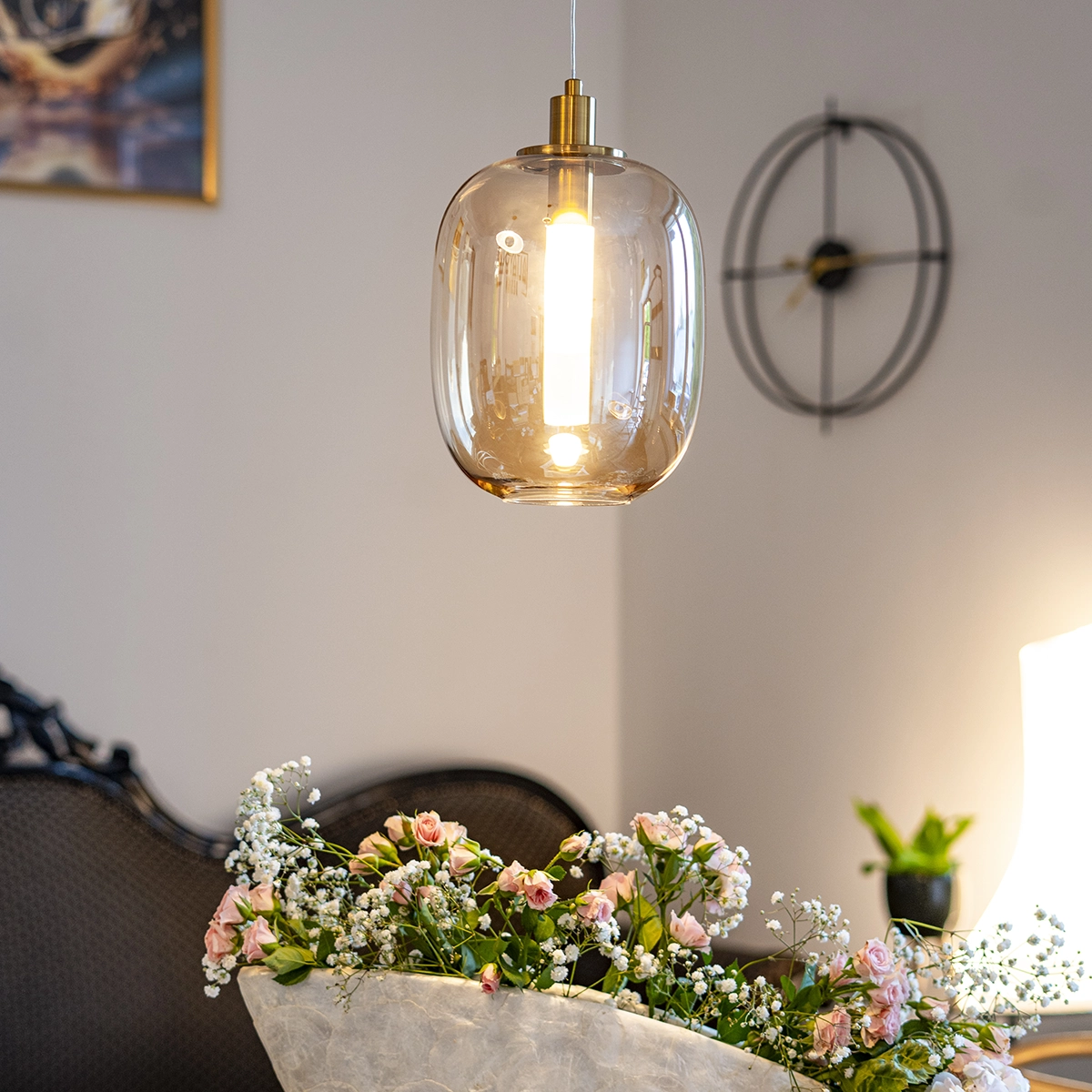 Lampă suspendată LED POLAR, amber, diametru 18 cm - ALTAVOLA DESIGN [6]