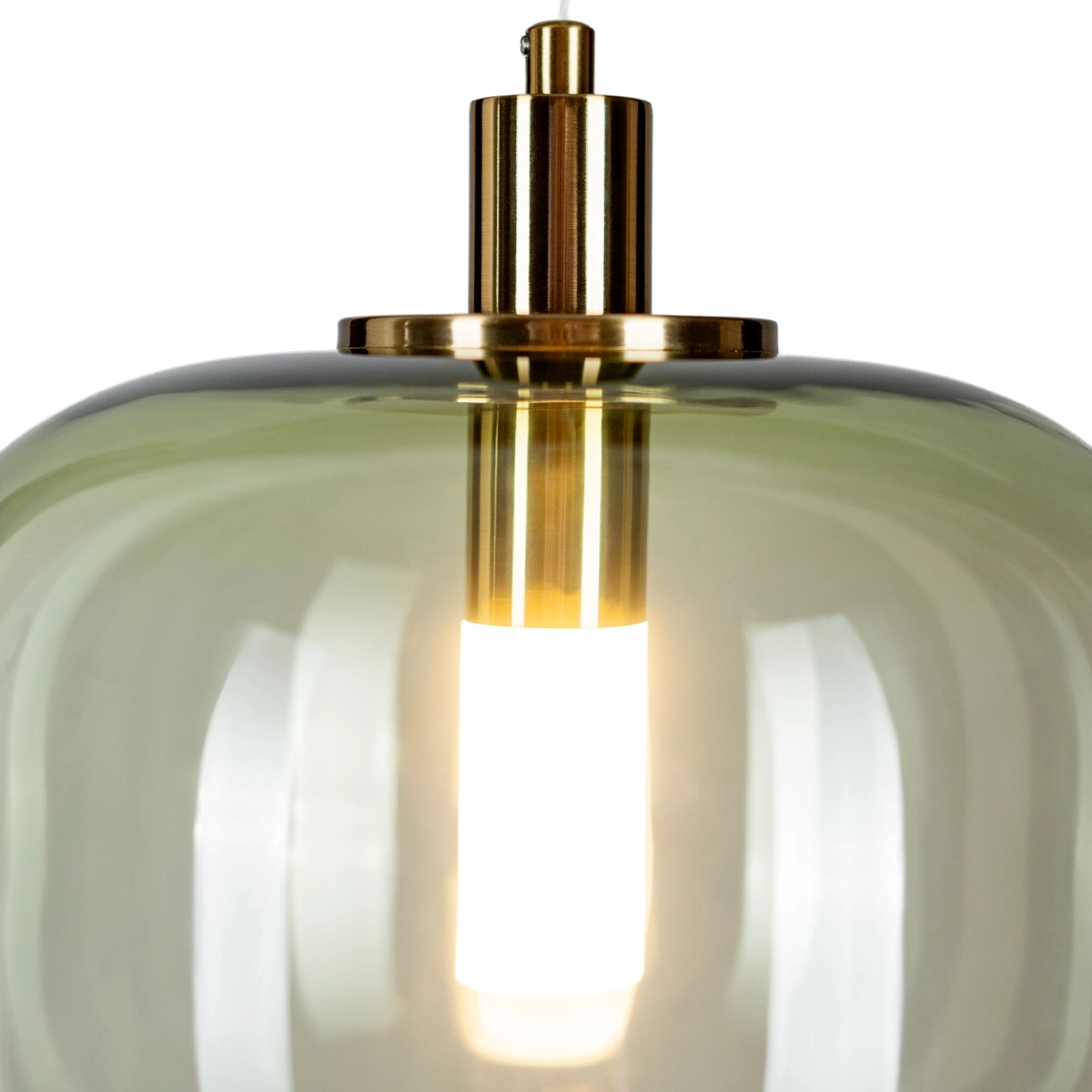 Lampă suspendată LED POLAR, auriu/oliv, diametru 19 cm - ALTAVOLA DESIGN [10]