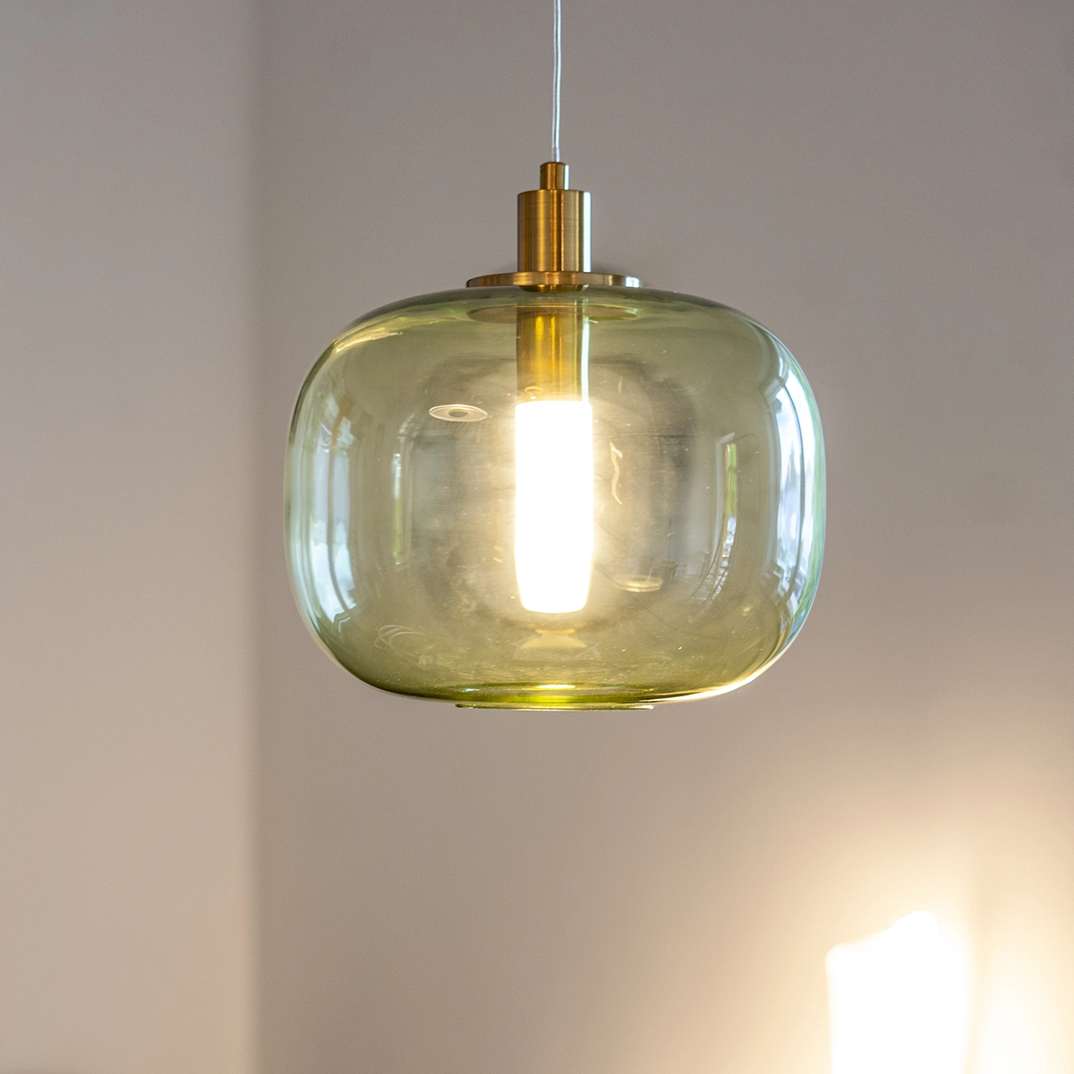 Lampă suspendată LED POLAR, auriu/oliv, diametru 19 cm - ALTAVOLA DESIGN [5]