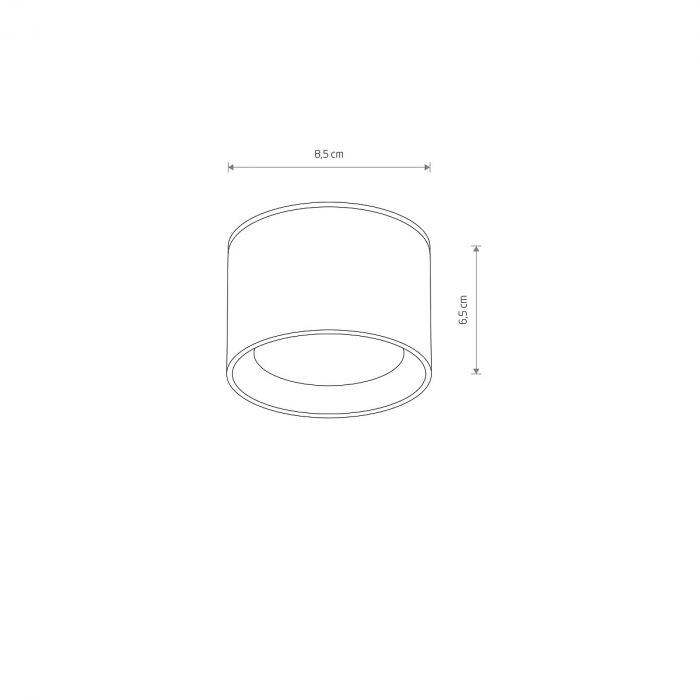 Spot aplicat pentru baie BOL, alb, 1*GX53, IP54, diametru 8.5 cm - NOWODVORSKI [5]