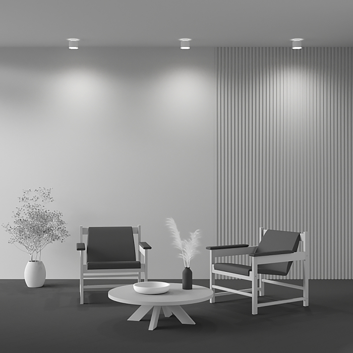 Spot aplicat tavan LED PLANET, alb, 3000K, 10 cm [7]