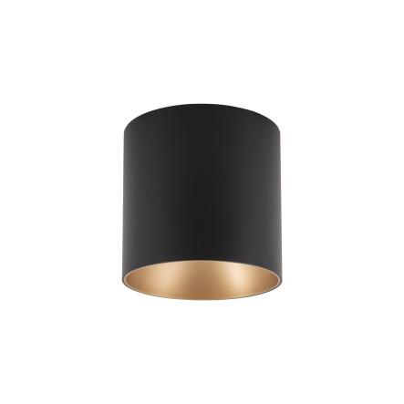 Spot aplicat tavan POINT TONE, negru/auriu, 1*GU10, 10W, diametru 12.7 cm - NOWODVORSKI [5]