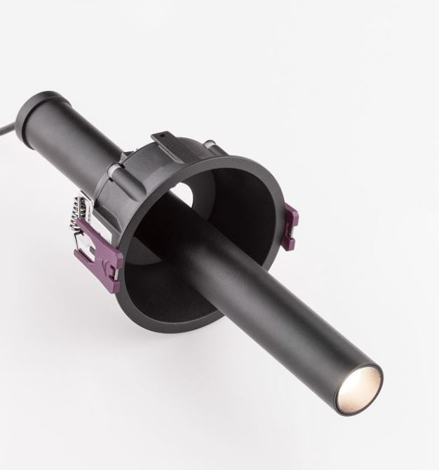Spot incastrat LED ZETAN negru, 3000k, 720 lm, inaltime 25 cm - NOVA LUCE [2]