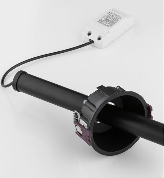 Spot incastrat LED ZETAN negru, 3000k, 720 lm, inaltime 25 cm - NOVA LUCE [7]