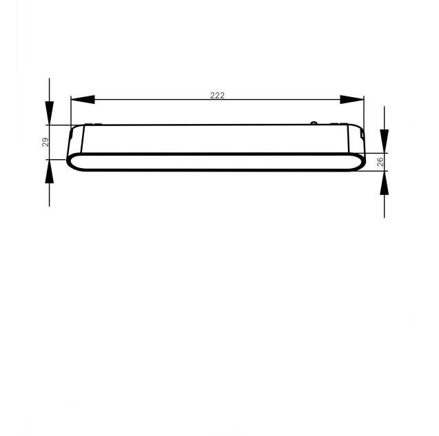 Spot liniar LED BASIS pentru sina magnetica RADITY, 3000K, 12W, 700 lm, lungime 22.2 cm - MAYTONI [6]
