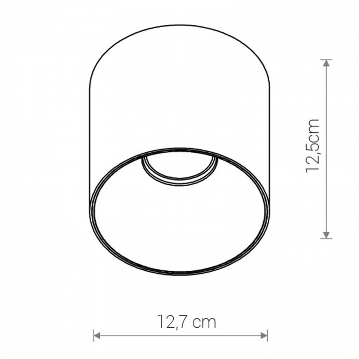 Spot tavan POINT TONE, lungime 12.5 cm [3]