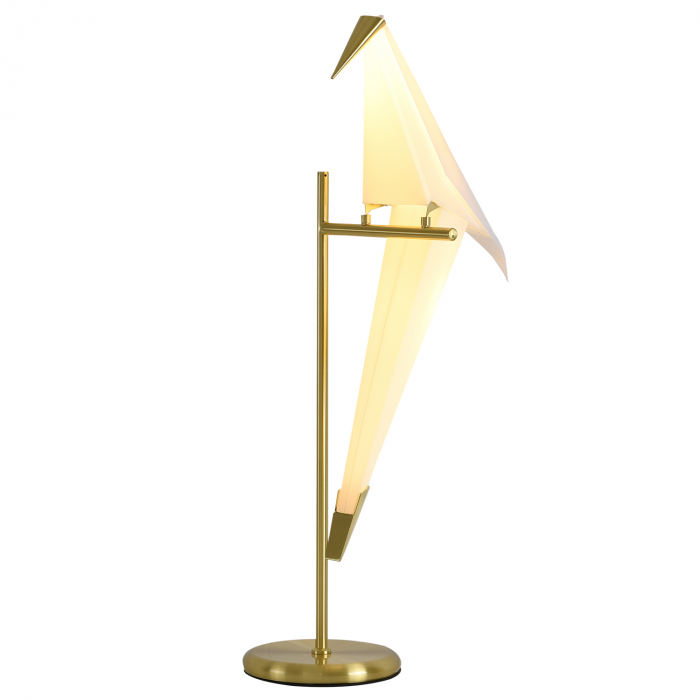 Lampa de masa alba & gold LED BIRD Step into Design [2]