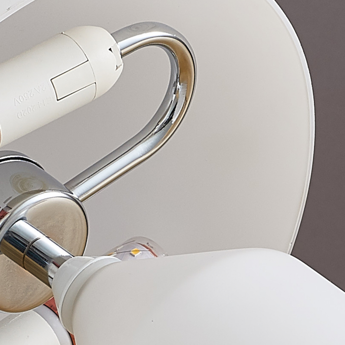 Lampa de masa alba BELFUGO 35 cm - Step into Design [6]