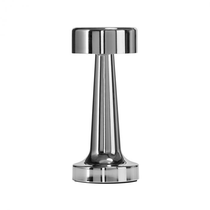 Lampă de masă LED TAVOLO A, argintie, 21 cm, incarcare USB [1]