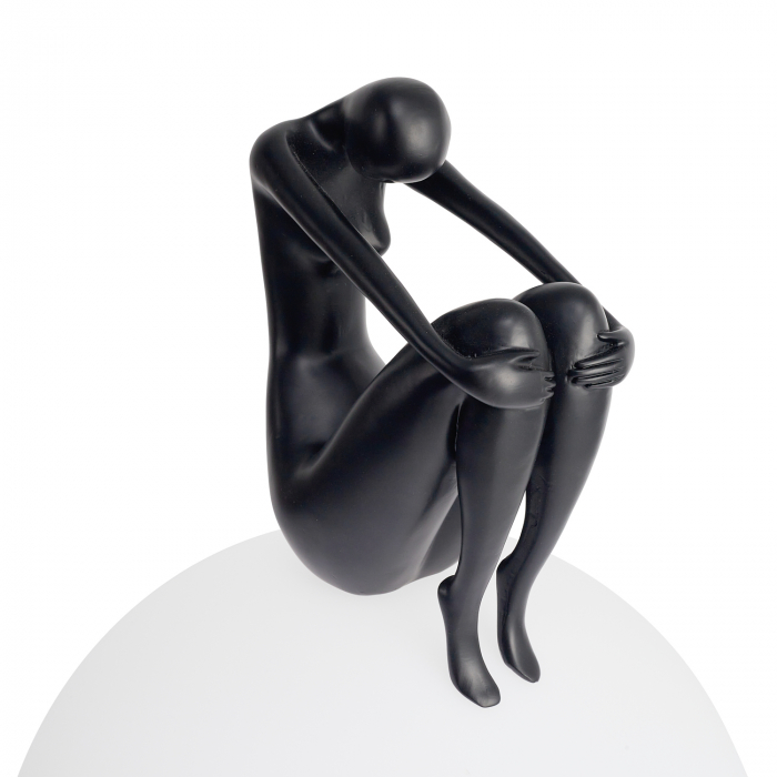 Lampă de masă WOMAN-2 neagră, înălțime 62 cm - Step into Design [4]