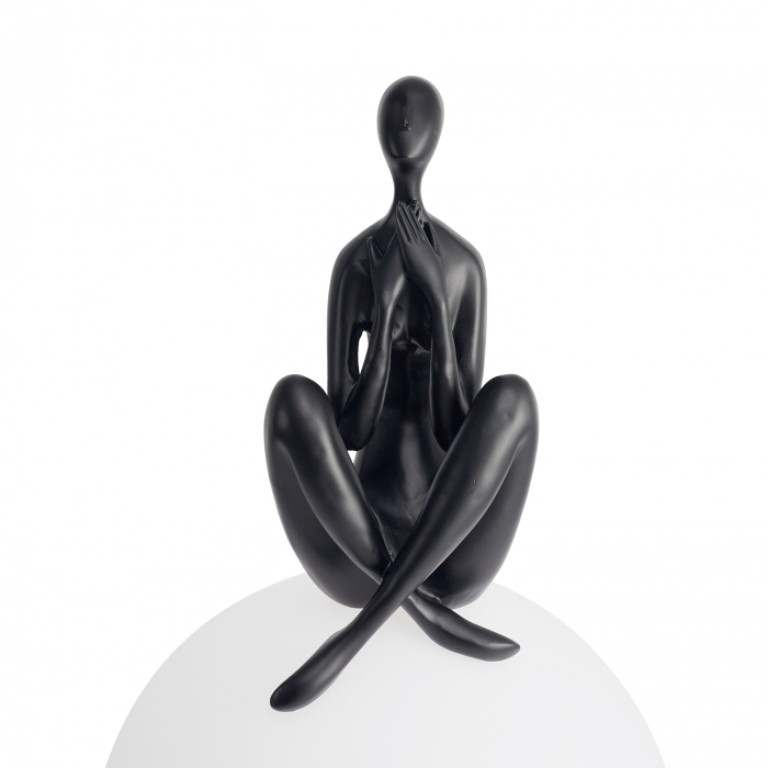Lampă de masă WOMAN-3, neagră, 35 cm - Step into Design [4]