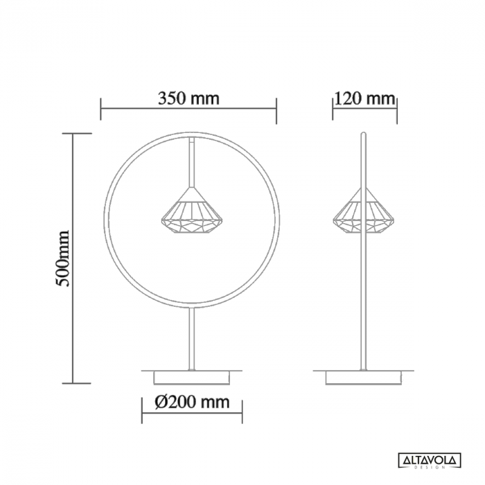Lampa de masa TIFFANY Altavola Design [9]