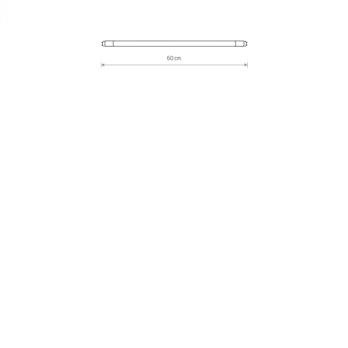 Tub LED T8, 11W, 3000K, 1700 lm, lungime 60 cm - NOWODVORSKI [3]