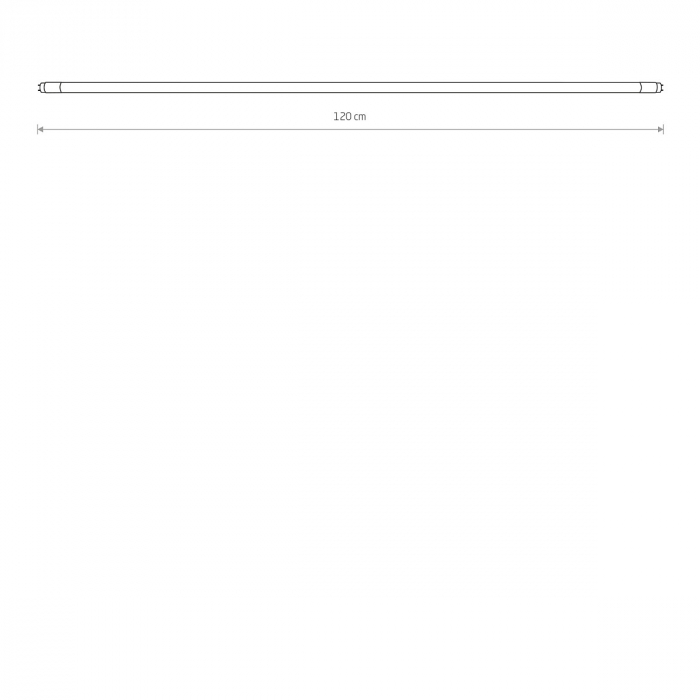 Tub LED T8, 22W, 3000K, flux 3200 lm, lungime 120 cm - NOWODVORSKI [3]