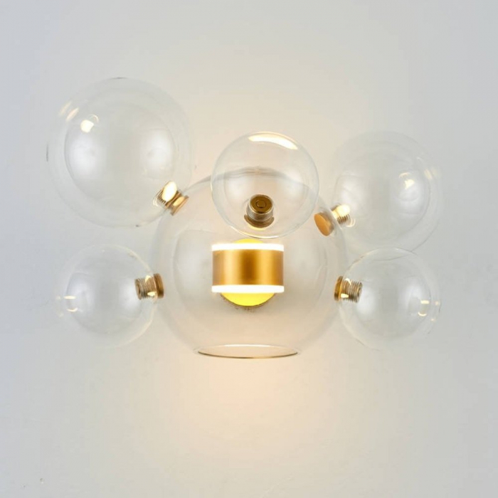 Lampa de perete gold BUBBLES-5+1W Step into Design [3]