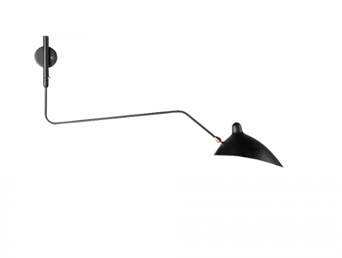 Lampa de perete CRANE-1W neagra, 1*E14, 40W, lungime 99 cm - STEP INTO DESIGN [2]
