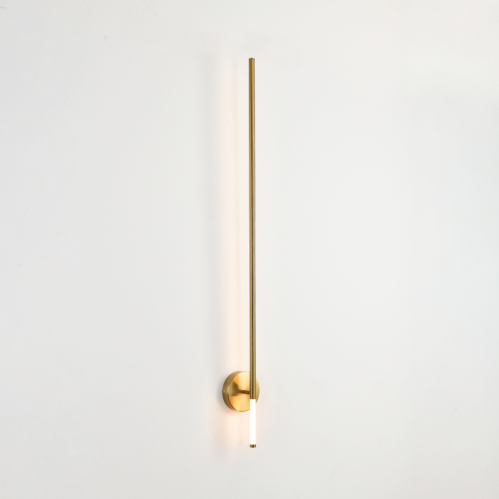 Aplică de perete LED FRESCO, auriu/alabastru, 3000 K, 125 cm [3]