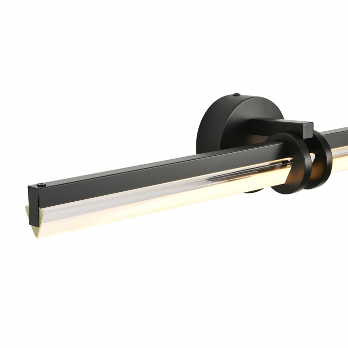 Aplică de perete LED LOVELY neagra, 58 cm [8]