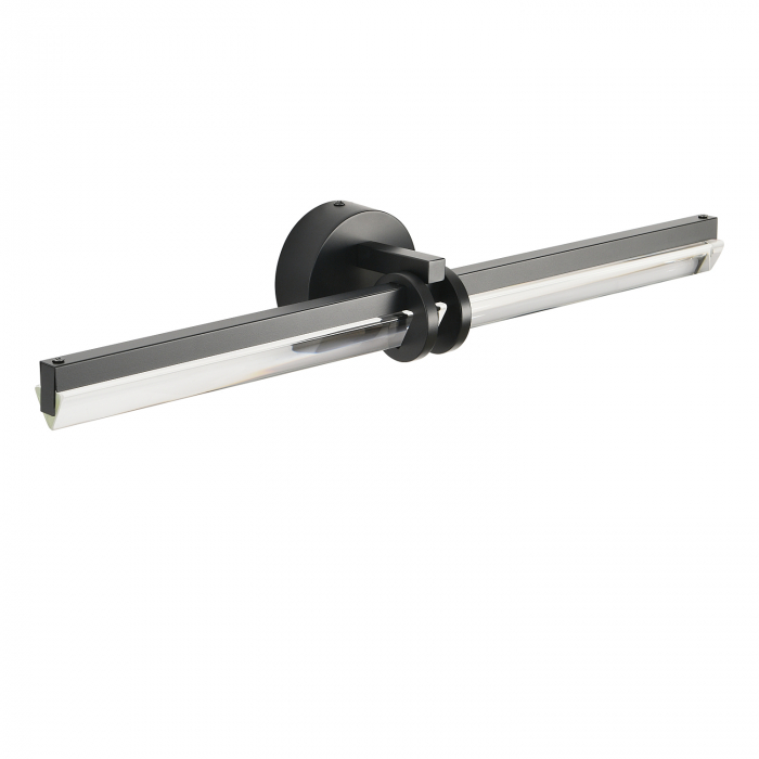 Aplică de perete LED LOVELY neagra, 58 cm [1]