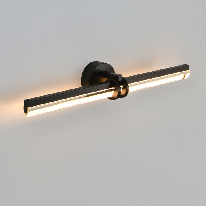 Aplică de perete LED LOVELY neagra, 58 cm [7]