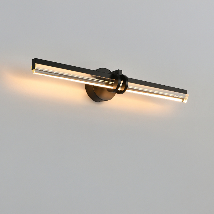 Aplică de perete LED LOVELY neagra, 58 cm [6]