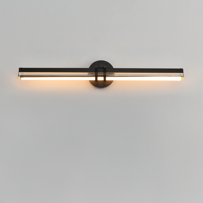 Aplică de perete LED LOVELY neagra, 58 cm [2]