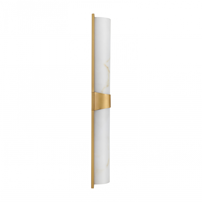 Wall lamp MURO LED white marble and brass 66 cm [8]