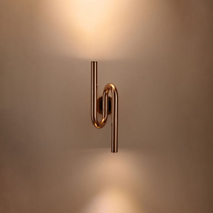 Lampă de perete LED MYK, cupru, 42 cm [3]
