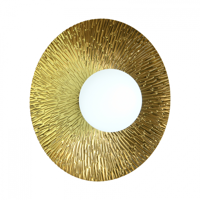 Lampă de perete SUN L, auriu/alb,  40 cm - Step into Design [4]