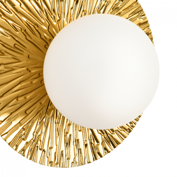 Lampă de perete SUN L, auriu/alb,  40 cm - Step into Design [2]