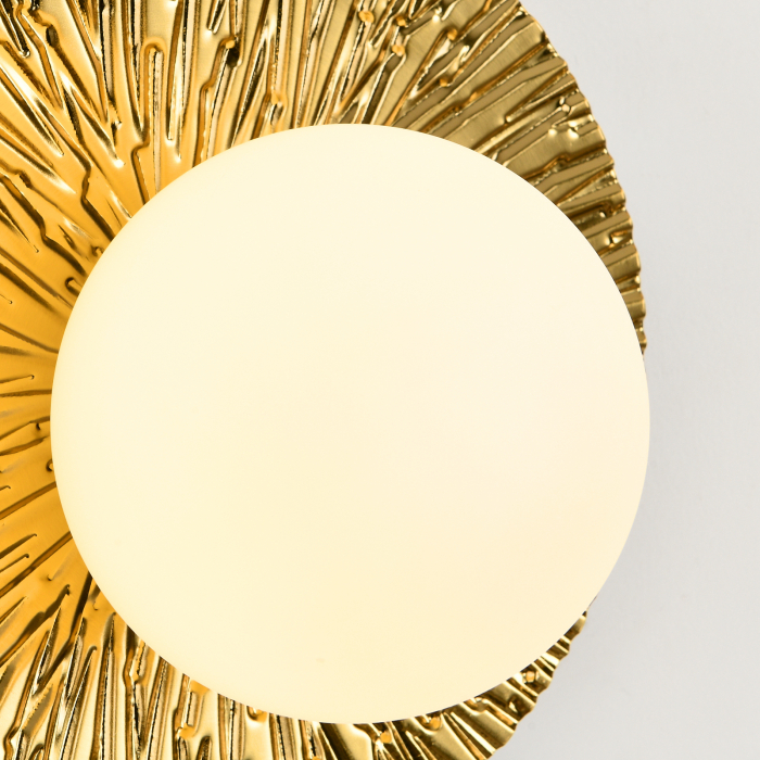 Lampă de perete SUN L, auriu/alb,  40 cm - Step into Design [8]