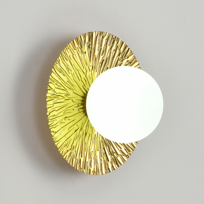 Lampă de perete SUN M, auriu/alb, 35 cm - Step into Design [5]