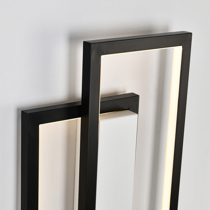 Aplică de perete LED SYMMETRY, negru/alb, 3000 K, 100 cm [5]