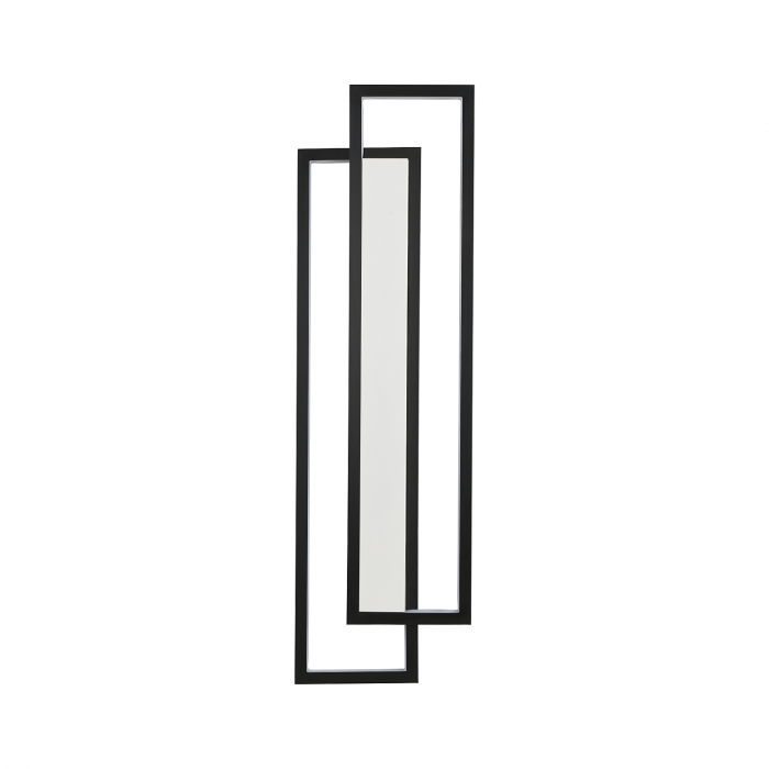 Aplică de perete LED SYMMETRY, negru/alb, 3000 K, 100 cm [1]