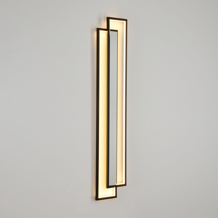 Aplică de perete LED SYMMETRY, negru/alb, 3000K, 160 cm [4]