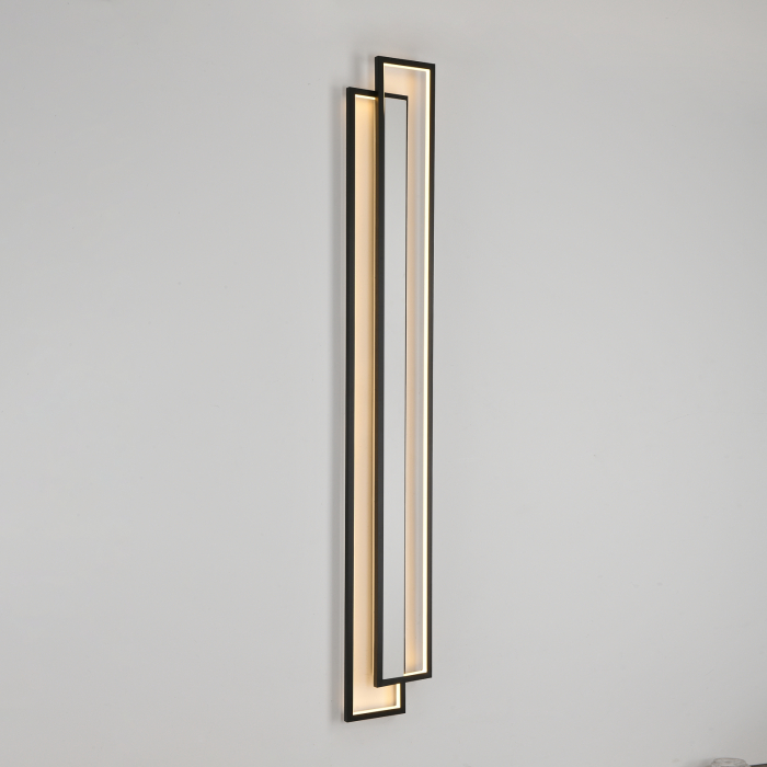 Aplică de perete LED SYMMETRY, negru/alb, 3000K [3]