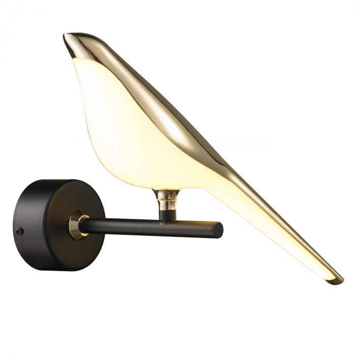 Aplică de perete LED TIT, aurie/albă, 3000K, 21 cm - Step into Design [4]