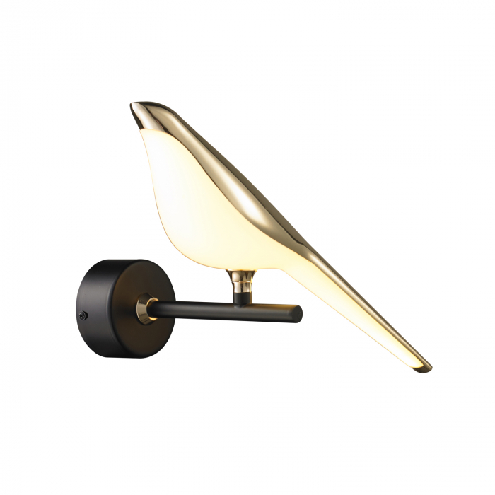 Aplică de perete LED TIT, aurie/albă, 3000K, 21 cm - Step into Design [5]