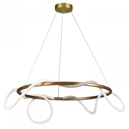Lampă suspendată LED FANTASIA aurie, 3000k, 60 cm - Step into Design