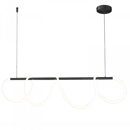 Lampă suspendată LED FANTASIA neagră, 3000k,120 cm - Step into Design