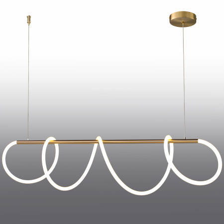 Lampa suspendata LED FANTASIA aurie, 3000k, 2800 lm, lungime 120 cm - STEP INTO DESIGN [1]