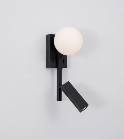 Aplica de perete JOLINE cu intrerupator, negru/alb, 2*G9, 3000K, 650 lm, inaltime 26 cm - NOVA LUCE [2]