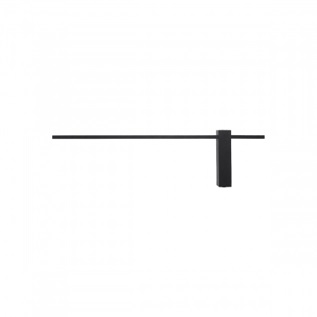 LED - Aplica de perete LED MOTIVE M cu intrerupator, neagra, 3000K, 380 lm, lungime 80 cm - NOWODVORSKI