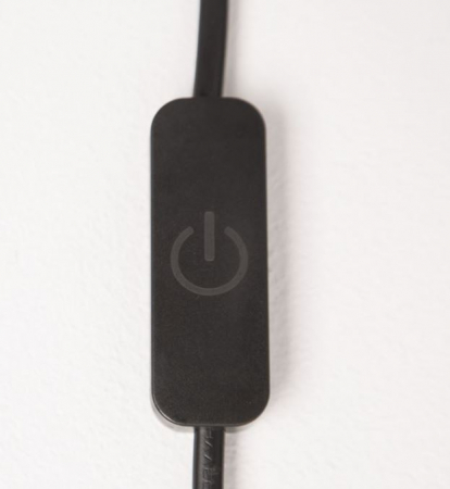 Aplica de perete LED RING cu intrerupator, neagra, 3000K, 950 lm, diametru 45 cm - NOVA LUCE 9108312 [1]