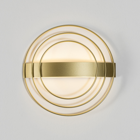 LED - Aplica de perete LED RINGO, auriu, 2700K-3000K, 808 lm, diametru 35.5 cm - ACB