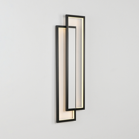 Aplică de perete LED SYMMETRY, negru/alb, 3000 K, 100 cm [3]